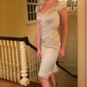 Zac Posen Pale Green Cocktail Dress